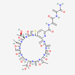 Chemical structure of Geninthiocin A