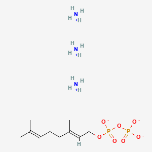 Chemical structure of Geranyl Pyrophosphate (triammonium salt)