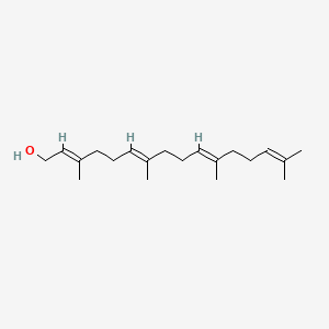 Chemical structure of Geranylgeraniol