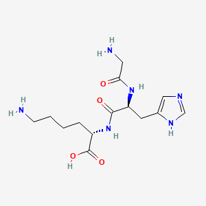 Chemical structure of GHK