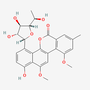 Chemical structure of Gilvocarcin M
