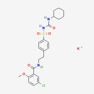 Chemical structure of Glyburide (potassium salt)