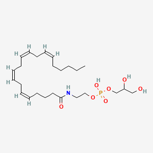 Chemical structure of Glycerophospho-N-Arachidonoyl Ethanolamine