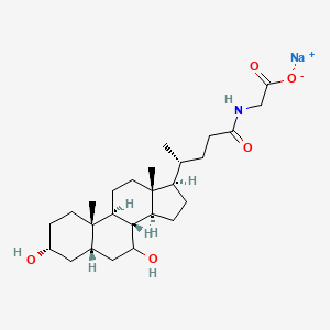 Chemical structure of Chenylglycine sodium