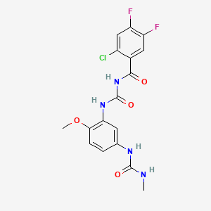 Chemical structure of Glycogen Phosphorylase Inhibitor
