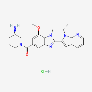 Chemical structure of GSK199 (hydrochloride)
