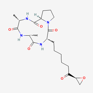 Chemical structure of HC Toxin