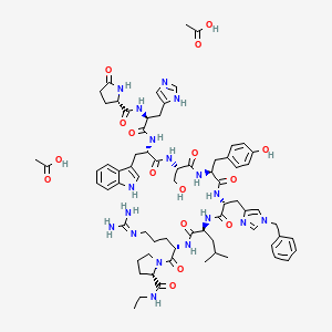 Chemical structure of Histrelin (acetate)