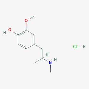 Chemical structure of HMMA (hydrochloride)