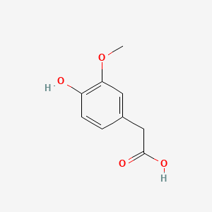 Chemical structure of Homovanillic Acid sulfate (sodium salt)