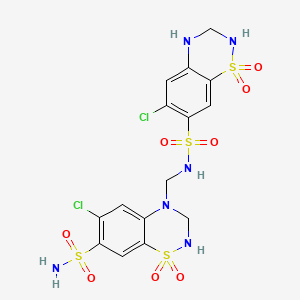 Chemical structure of Hydrochlorothiazide Impurity C
