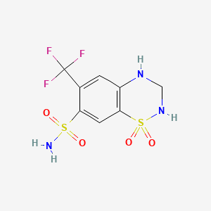 Chemical structure of Hydroflumethiazide