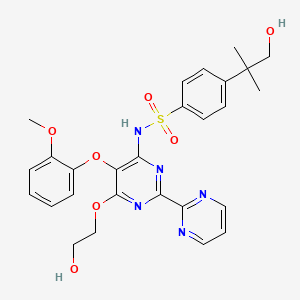 Chemical structure of Hydroxybosentan