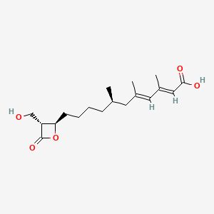 Chemical structure of Hymeglusin
