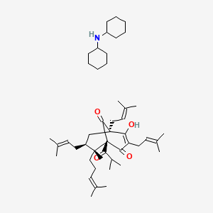 Chemical structure of Hyperforin dicyclohexylammonium salt