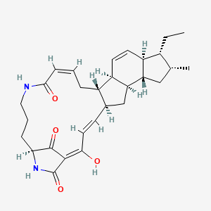 Chemical structure of Ikarugamycin