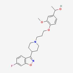 Chemical structure of Iloperidone metabolite P88