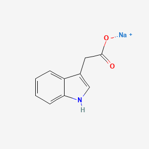Chemical structure of indole-3-acetic acid sodium salt