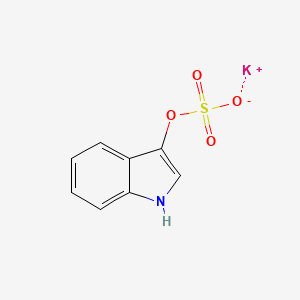 Chemical structure of Indoxyl Sulfate (potassium salt)
