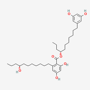 Chemical structure of Integracin B