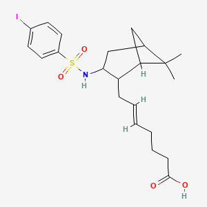 Chemical structure of I-SAP