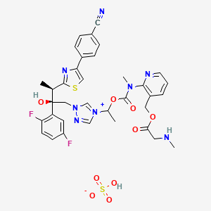 Chemical structure of Isavuconazonium Sulfate