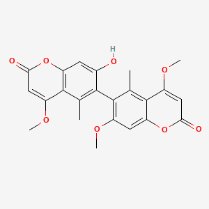 Chemical structure of Isokotanin B