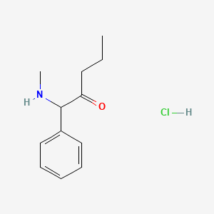 Chemical structure of Isopentedrone hydrochloride