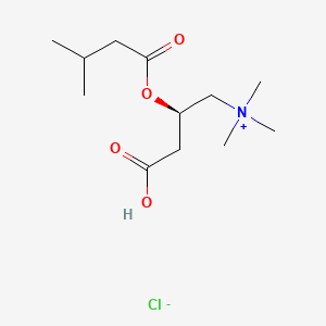 Chemical structure of Isovaleryl l-carnitine chloride