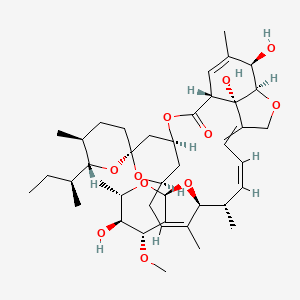 Chemical structure of Ivermectin Impurity H