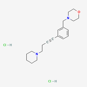 Chemical structure of JNJ-10181457 (hydrochloride)