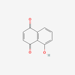 Chemical structure of Juglone