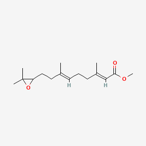 Chemical structure of Juvenile Hormone III