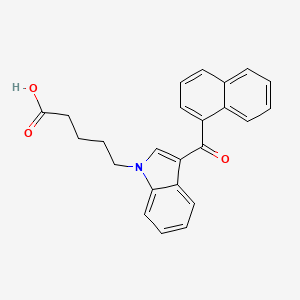 Chemical structure of JWH 018 N-pentanoic acid metabolite