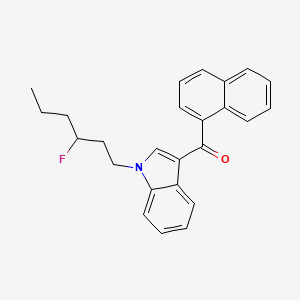 Chemical structure of JWH 019 N-(3-fluorohexyl) isomer