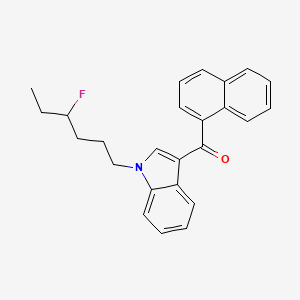 Chemical structure of JWH 019 N-(4-fluorohexyl) isomer