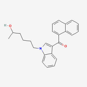 Chemical structure of JWH-019 N-(5-Hydroxyhexyl)