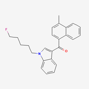 Chemical structure of JWH 019 N-(6-fluorohexyl) isomer