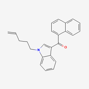 Chemical structure of JWH 022