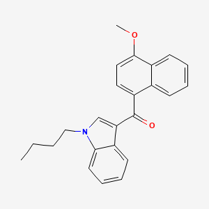 Chemical structure of JWH 080