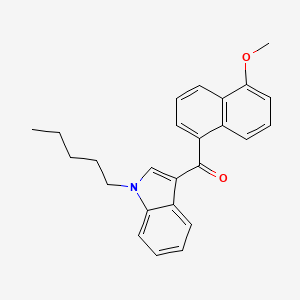 Chemical structure of JWH 081 5-methoxynaphthyl isomer