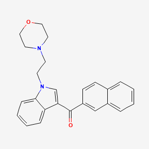 Chemical structure of JWH 200 2'-naphthyl isomer