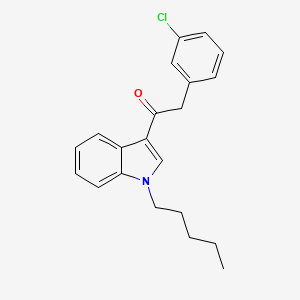 Chemical structure of JWH 203 3-chlorophenyl isomer