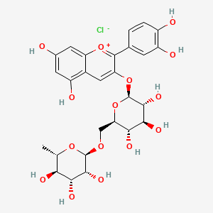 Chemical structure of Keracyanin