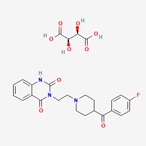 Chemical structure of Ketanserin Tartrate