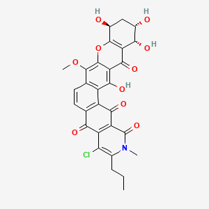 Chemical structure of Kibdelone A