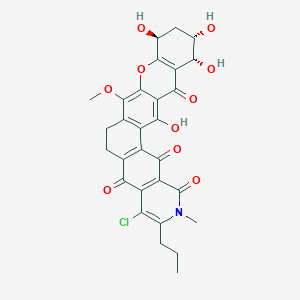 Chemical structure of Kibdelone B