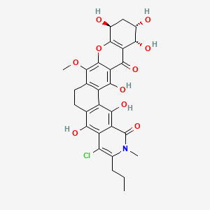 Chemical structure of Kibdelone C