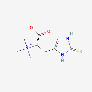 Chemical structure of Ergothioneine