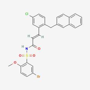 Chemical structure of L-826,266